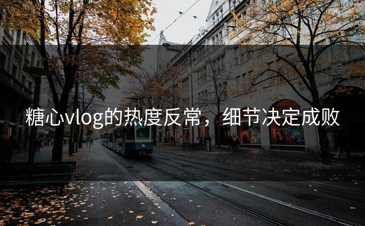 糖心vlog的热度反常，细节决定成败